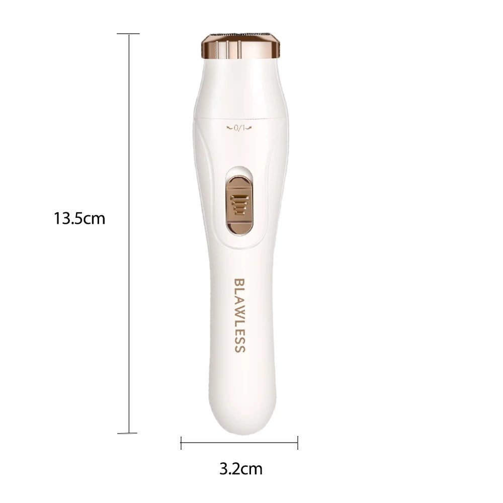 Electric Shaver for Women Female Razor Bikini Trimmer Facial Shavers for Ladies Body Underarms Legs Portable Painless Epilator