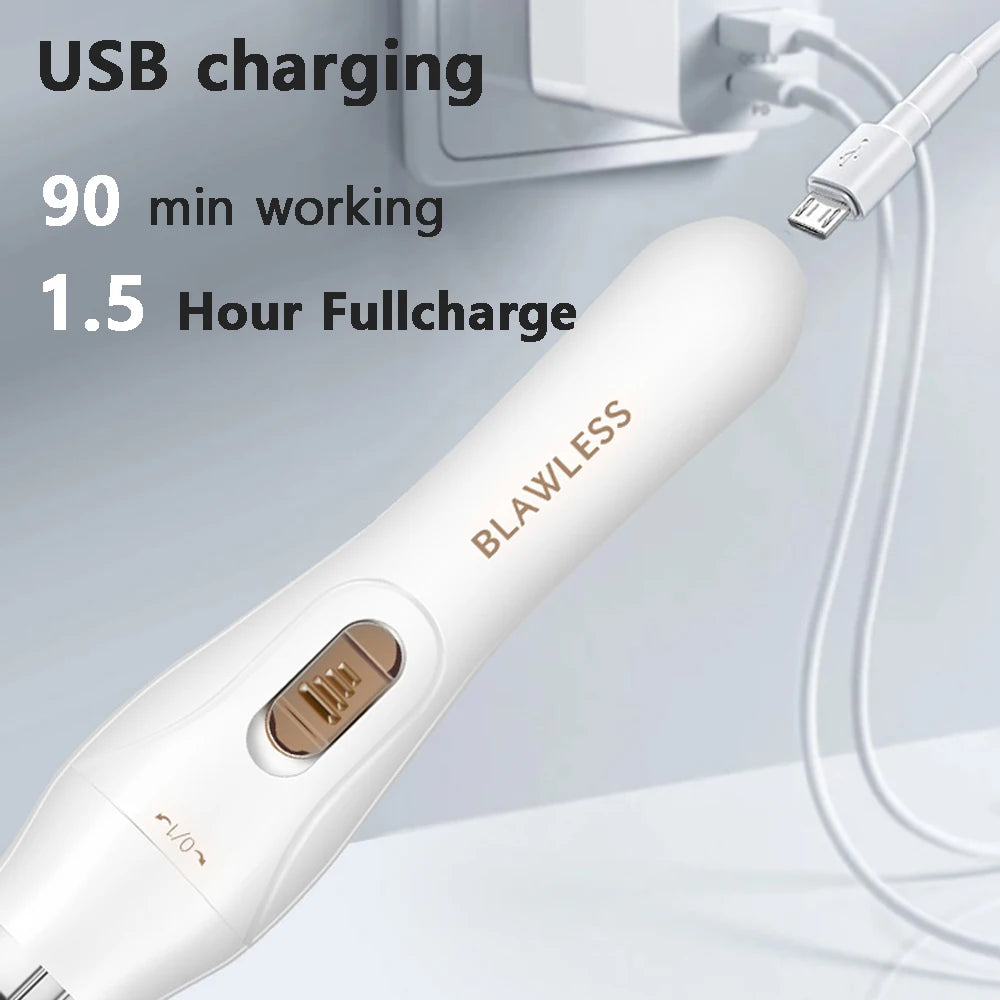 Electric Shaver for Women Female Razor Bikini Trimmer Facial Shavers for Ladies Body Underarms Legs Portable Painless Epilator